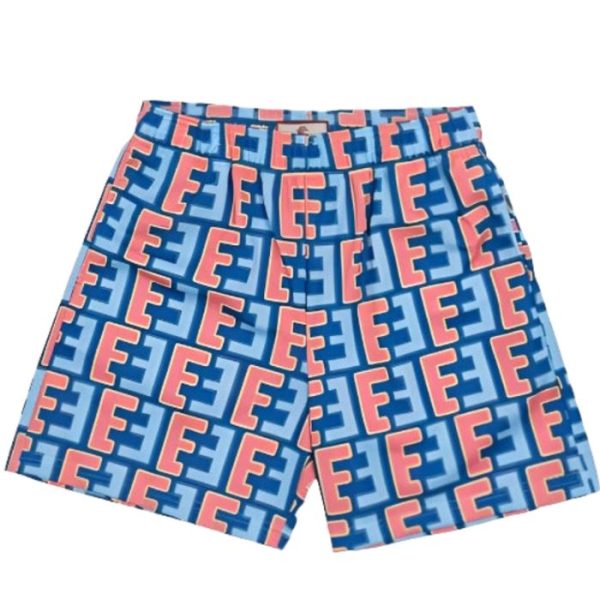 EE Eric Emanuel Fendi Print Blue Short