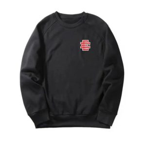 Eric Emanuel Basic Fleece Logo Black Sweatshirt