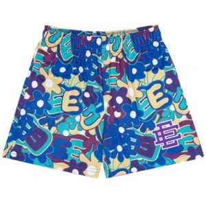 Eric Emanuel Basic Hawaiian Blue Short