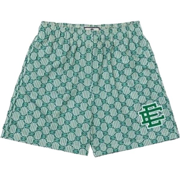 Eric Emanuel Logo Basic Mesh Green Short