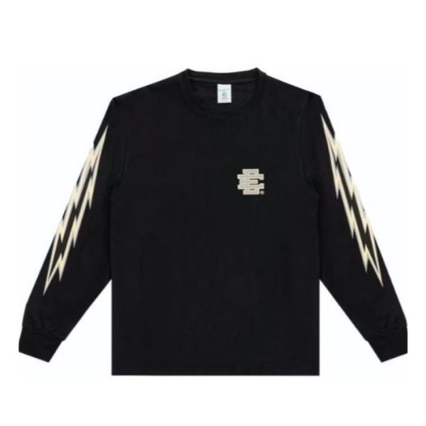 Eric Emanuel Long Sleeve Black Sweatshirt