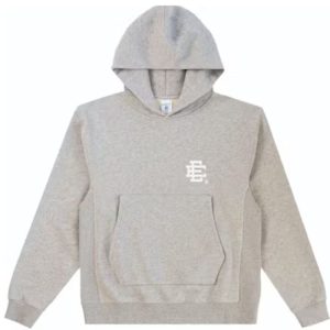 Eric Emanuel EE Basic Hoodie Heather Grey White